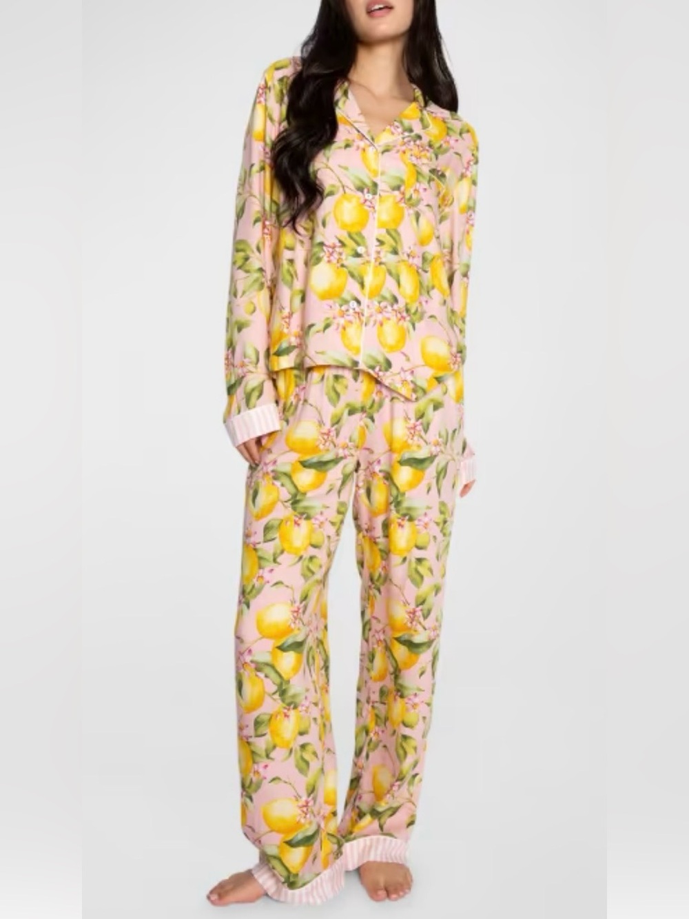 P.J. Salvage Women's In Full Bloom Neiman Marcus 3 Piece Pajama Set Size Medium